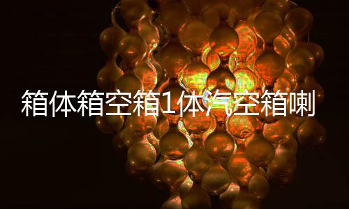 箱体箱空箱1体汽空箱喇叭连体厚度8寸车载车双音箱音无源音双低